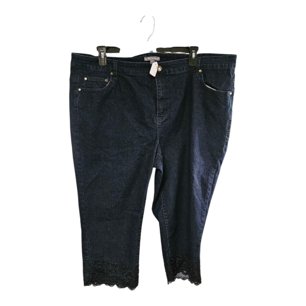 Jessica London Blue Ankle Cropped Jeans